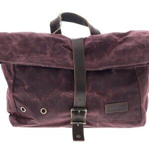 NWT Discontinued Della Q \Jimmy Beans Roll-Top Waxed Canvas Maker Bag